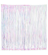 FEERIC LIGHTS & CHRISTMAS - Guirlande de Noël Lametta droit Blanc irisé 300 brins 50 x 50 cm - vignette