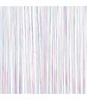 FEERIC LIGHTS & CHRISTMAS - Guirlande de Noël Lametta droit Blanc irisé 300 brins 50 x 50 cm - vignette