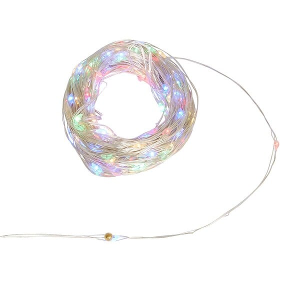 FEERIC LIGHTS & CHRISTMAS - Guirlande lumineuse extérieure solaire 300 LED multicolore l.30m cuivre - large