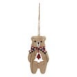 FEERIC LIGHTS & CHRISTMAS - SDN BOIS OURS GRELOT ECH 13CM - vignette