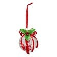 FEERIC LIGHTS & CHRISTMAS - Boule intérieur sucre d'orge D.8cm rouge - vignette