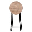 5 FIVE SIMPLY SMART - Tabourets pliants effet bois naturel - vignette