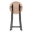 5 FIVE SIMPLY SMART - Tabourets pliants effet bois naturel - vignette