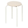 5 FIVE SIMPLY SMART - Tabouret Flexy Plus beige en tissu chiné - vignette