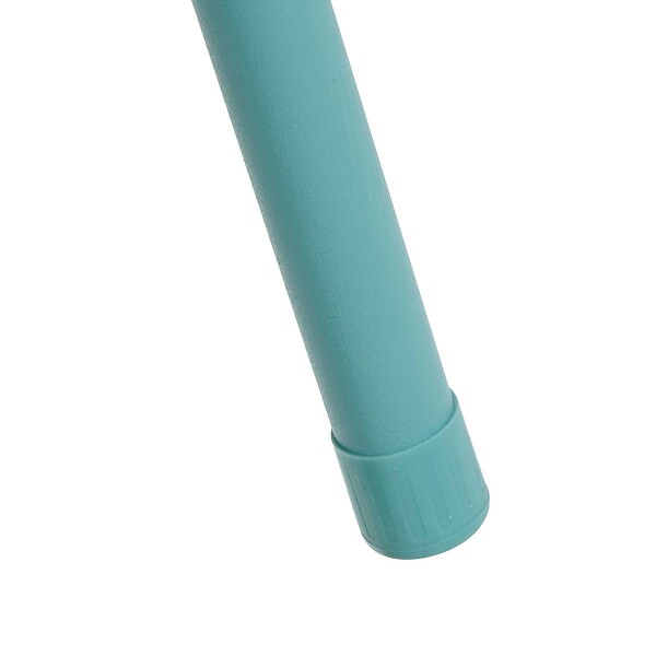 5 FIVE SIMPLY SMART - Tabouret Flexy Plus vert céladon en tissu chiné - large