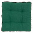 ATMOSPHERA - Galette de chaise "Malakite" vert cèdre 38x38cm - vignette