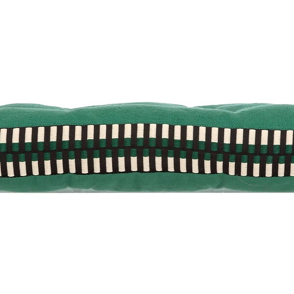 ATMOSPHERA - Galette de chaise "Malakite" vert cèdre 38x38cm - large