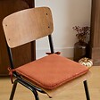 ATMOSPHERA - Galette de chaise Lilou terracotta 38x38cm - vignette