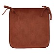 ATMOSPHERA - Galette de chaise Lilou terracotta 38x38cm - vignette