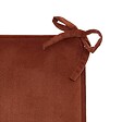 ATMOSPHERA - Galette de chaise Lilou terracotta 38x38cm - vignette