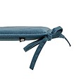 ATMOSPHERA - Galette de chaise Lilou bleu canard D38x38cm - vignette