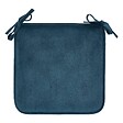 ATMOSPHERA - Galette de chaise Lilou bleu egéen 38x38cm - vignette