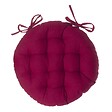 ATMOSPHERA - Galette de chaise ronde rouge D38cm - vignette
