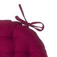 ATMOSPHERA - Galette de chaise ronde rouge D38cm - vignette
