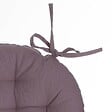 ATMOSPHERA - Galette de chaise ronde gris taupe D38cm - vignette