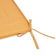 ATMOSPHERA - Galette de chaise Micro jaune ocre 39x39cm - vignette