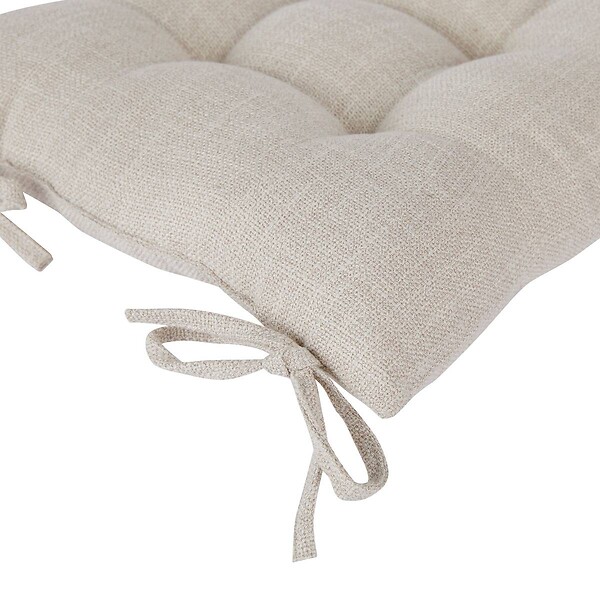 ATMOSPHERA - Galette de chaise "Clem" lin 38x38cm - large