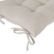ATMOSPHERA - Galette de chaise "Clem" lin 38x38cm - vignette