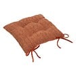 ATMOSPHERA - Galette de chaise Soana bouclette terracotta 38x38cm - vignette
