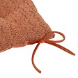 ATMOSPHERA - Galette de chaise Soana bouclette terracotta 38x38cm - vignette