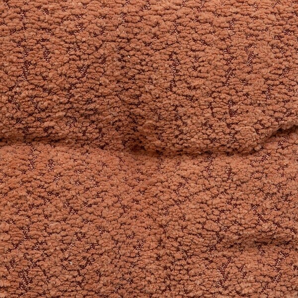 ATMOSPHERA - Galette de chaise Soana bouclette terracotta 38x38cm - large
