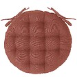 ATMOSPHERA - Galette de chaise ronde rose terracotta D38cm - vignette