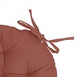 ATMOSPHERA - Galette de chaise ronde rose terracotta D38cm - vignette