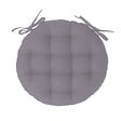 ATMOSPHERA - Galette de chaise ronde gris D38cm - vignette