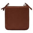 ATMOSPHERA - Galette de chaise Lilou marron tonka 38x38cm - vignette