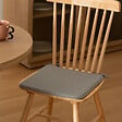 ATMOSPHERA - Galette de chaise Micro vert céladon 39x39cm - vignette