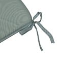 ATMOSPHERA - Galette de chaise Micro vert céladon 39x39cm - vignette