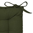 ATMOSPHERA - Galette de chaise vert kaki 38x38cm - vignette