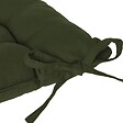 ATMOSPHERA - Galette de chaise vert kaki 38x38cm - vignette