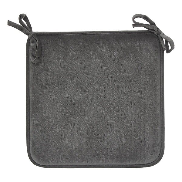 ATMOSPHERA - Galette de chaise Lilou gris foncé 38x38cm - large