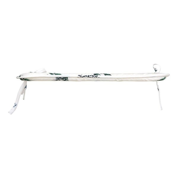ATMOSPHERA - Galette de chaise Garrigue 39x39cm imprimée blanc - large