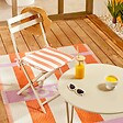 ATMOSPHERA - Galette de chaise Poolside 39x39cm orange - vignette