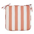 ATMOSPHERA - Galette de chaise Poolside 39x39cm orange - vignette