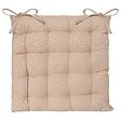 ATMOSPHERA - Galette de chaise "Anjali" beige 38x38cm - vignette