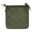 ATMOSPHERA - Galette de chaise Lilou vert Kaki 38x38cm - vignette