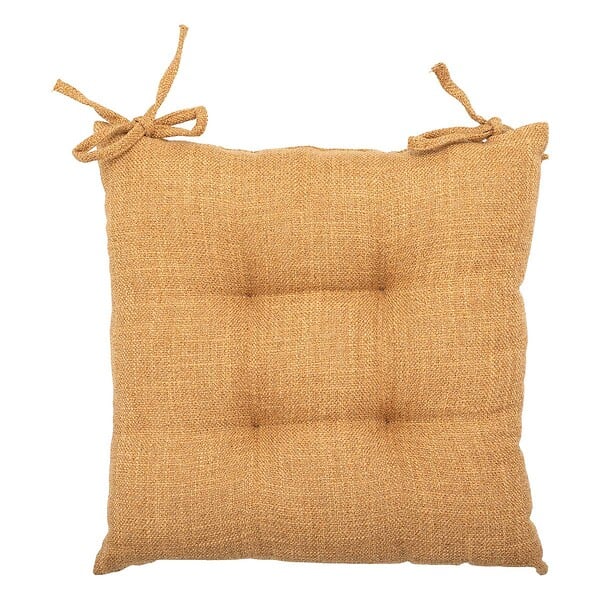 ATMOSPHERA - Galette de chaise "Clem" cannelle 38x38cm - large