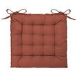 ATMOSPHERA - Galette de chaise rose terracotta 38x38cm - vignette
