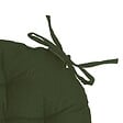 ATMOSPHERA - Galette de chaise ronde vert kaki D38cm - vignette
