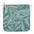 ATMOSPHERA - Galette de chaise Tropical 39x39cm imprimée vert foncé - vignette