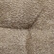 ATMOSPHERA - Galette de chaise Soana bouclette beige lin 38x38cm - vignette