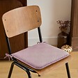 ATMOSPHERA - Galette de chaise Lilou violet clair 38x38cm - vignette