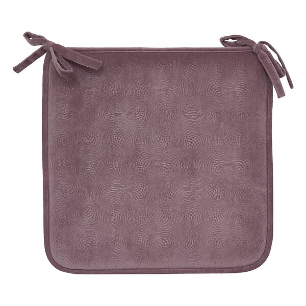 ATMOSPHERA - Galette de chaise Lilou violet clair 38x38cm - large