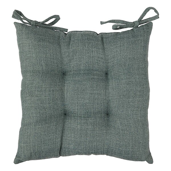 ATMOSPHERA - Galette de chaise "Clem" vert foncé 38x38cm - large