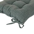ATMOSPHERA - Galette de chaise "Clem" vert foncé 38x38cm - vignette