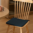 ATMOSPHERA - Galette de chaise Micro bleu égéen 39x39cm - vignette