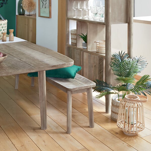 ATMOSPHERA - Banc "Banila" acacia 150x37cm - large
